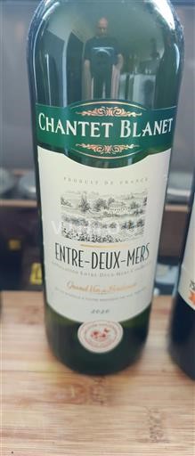 Bordeaux Entre-deux-mers Chantet Blanet 2020