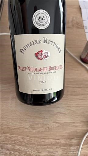 Loire Valley Saint-Nicolas-De-Bourgueil Domaine Réthoré 2023