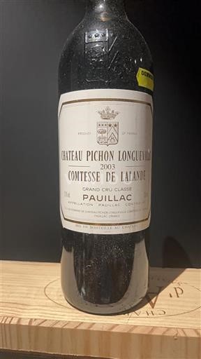 Bordeaux Pauillac Grand Cru Château Pichon Longueville Comtesse de Lalande 2003