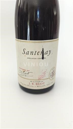 Vin Rouge sec J. B. Béjot 1983 France Bourgogne Santenay AOC