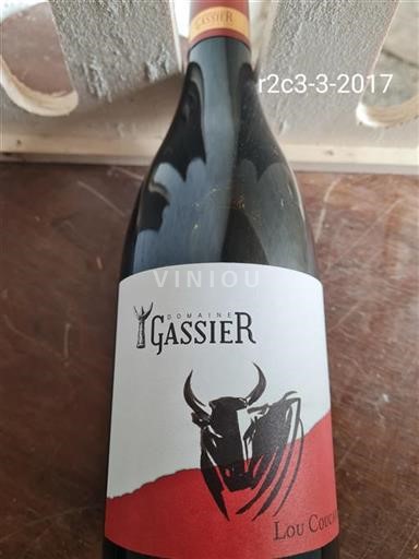 Rhônedalen Costières-de-Nîmes Domaine Gassier Lou Coucardié Icke årgångsbetecknad