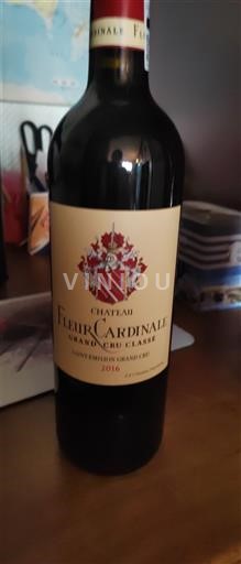 Bordeaux Saint-Émilion Grand Cru Grand Cru Château Fleur Cardinale 2016