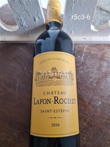 Vin Rouge sec Château LAFON-ROCHET 2016 France Bordeaux Saint-Estèphe AOC Grand Cru