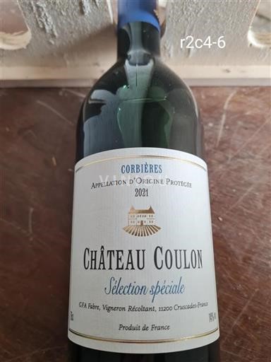 Languedoc Corbières Château Coulon Sélection spéciale 2021