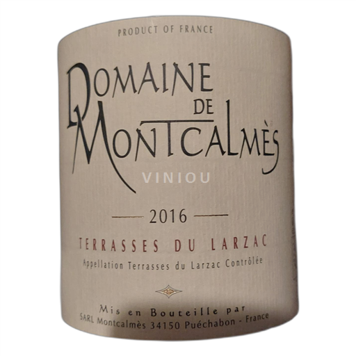 Langvedok Terrasses-du-Larzac Domaine de Montcalmès 2016