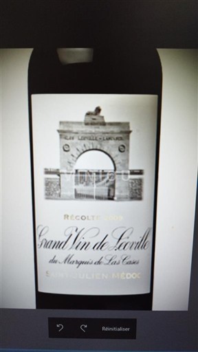Bordeaux Saint-Julien Château Léoville Las Cases Grand Vin de Léoville du Marquis de Las Cases 2020