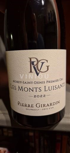 Borgogna Morey-saint-denis Premier Cru Pierre Girardin Les Monts Luisants 2022