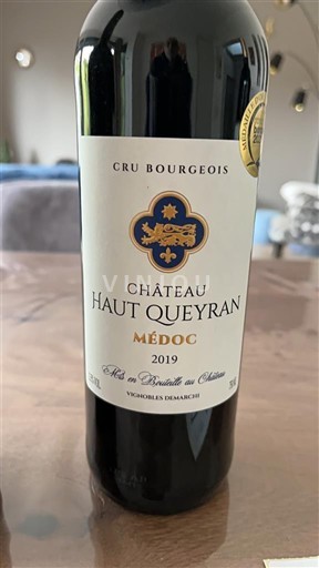 Bordeaux Médoc Cru Bourgeois Château Haut Queyran 2019