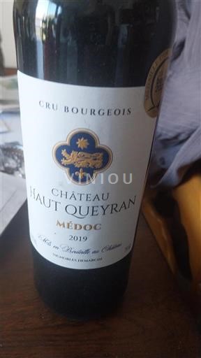 Bordéus Médoc Cru Bourgeois Château Haut Queyran 2019