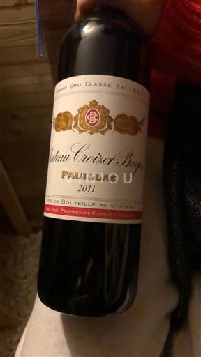 Bordeaux Pauillac Grand Cru Château Croizet-Bages 2011