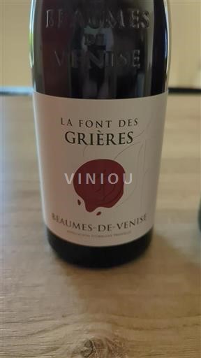 Valle del Rodano Beaumes de Venise La Font des Grières 2021