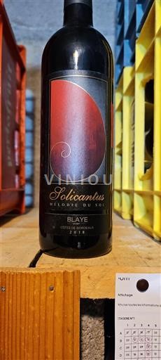 Burdeos Blaye-Côtes de Burdeos Solicantus Mélodie du Sol 2018