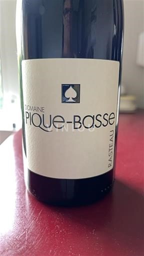Rhônevallei Rasteau Domaine Pique-Basse 2021