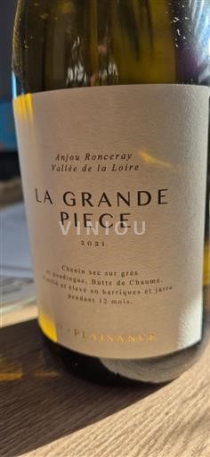 Valle della Loira Non specificato Clos de Plaisance La Grande Pièce 2021