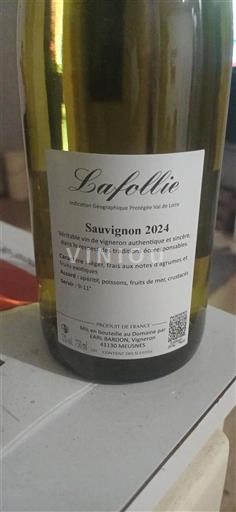 Dolina Loare Lafollie Sauvignon 2024