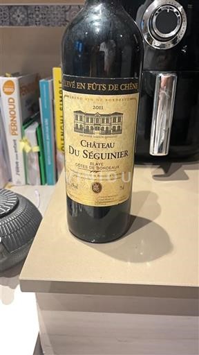 Burdeos Blaye-Côtes de Burdeos Château Séguinier 2011