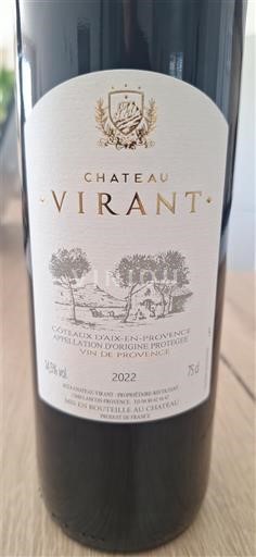 Прованс Кото-д'Екс-ан-Прованс Château Virant 2022