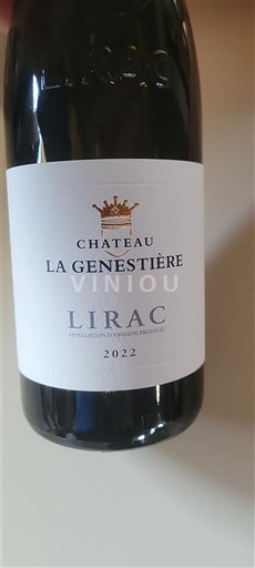 Rhône-dalen Lirac Château La Genestière 2022