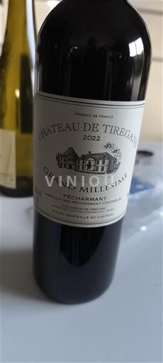 Sydväst Pécharmant Château Tiregand Grand Millésime 2022