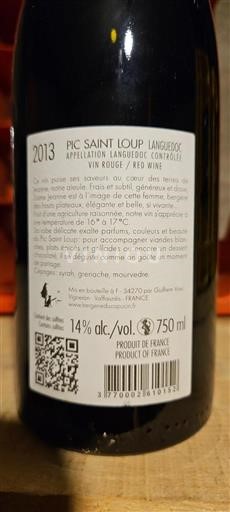 Languedoc Pic-saint-loup Bergerie du Capucin 2013
