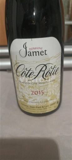 Rhône Valley Côte-Rôtie Domaine Jamet 2015