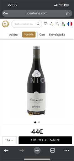 Burgund Aloxe-Corton Domaine Rapet 2021