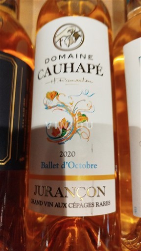 Lounais-Ranska Jurançon Domaine Cauhapé Ballet d'Octobre 2020