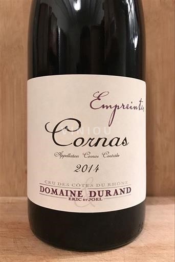Vallée du Rhône Cornas Domaine Durand Empreintes 2014