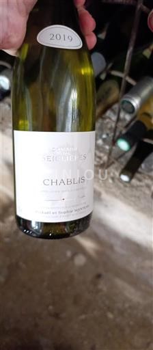Burgundija Chablis Domaine Des Seiglières 2019