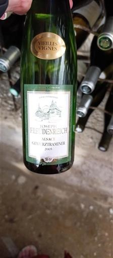 Vin Blanc sec Vieilles Vignes Joseph Freudenreich 2005 France Alsace Vin de France Grand Cru