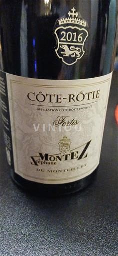 Rhône Valley Côte-Rôtie Domaine Stéphane Montez du Monteillet Fortis 2016