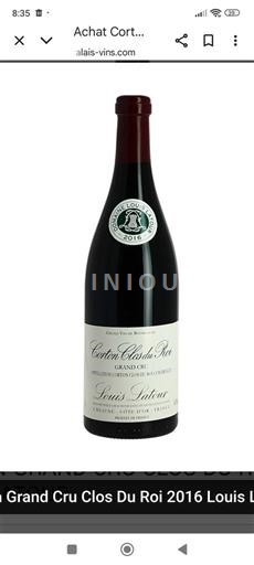 Burgundsko Corton Grand Cru Louis Latour Corton Clos du Roi 2016
