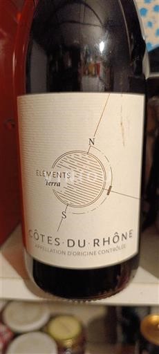 Rona dolina Côtes-du-Rhône Éléments Terra Neleten.