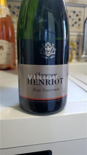 Champaña Champán Henriot Brut Souverain Sin añada