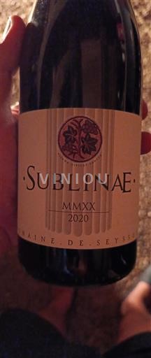 Valle del Ródano No especificado Domaine Seyssuel Sublinae 2020
