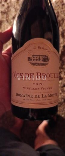 Beaujolais Côte de Brouilly Domaine La Motte Vieilles Vignes 2020