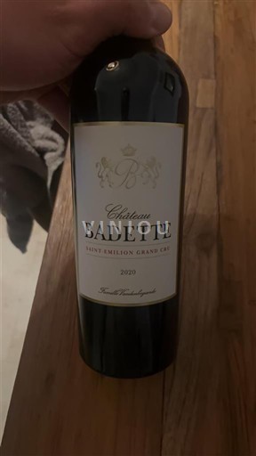 Bordeaux Saint-Émilion Grand Cru Grand Cru Château Badette 2020