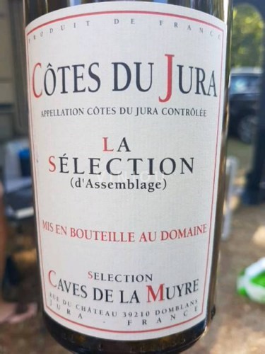 Jura Côtes du Jura Caves de la Muyre La Sélection 2022