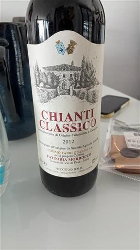 Toscane Chianti Classico Fattoria Morrocco 2012