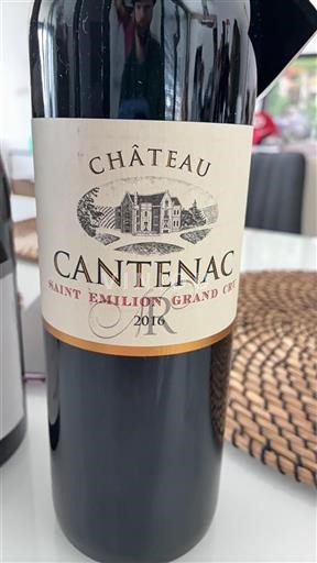 Burdeos Saint-Émilion Gran Cru Grand Cru Cantenac 2016