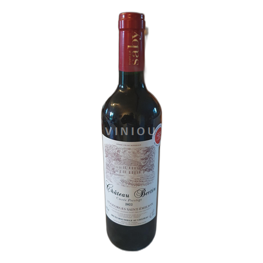 Bordeaux Saint-Georges-Saint-Émilion Chateau Bertin Prestige 2022