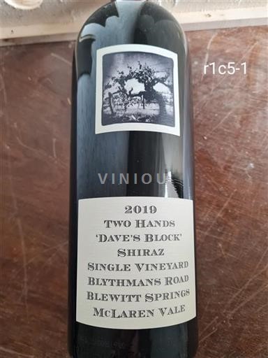 Australia Meridional McLaren Vale Two Hands Dave's Block Blythmans Road 2019