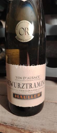 Alsace Grand Cru Hauller Gewurztraminer Icke årgångsbetecknad