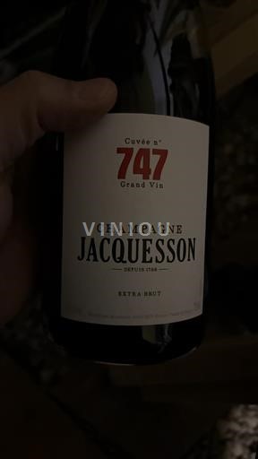 Champaña Champán Jacquesson 747 2019