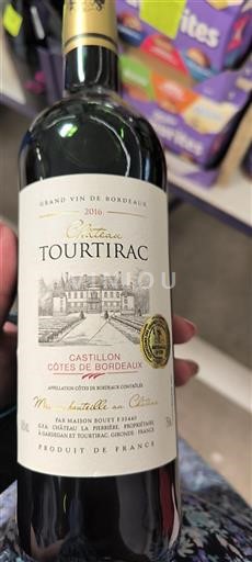 Burdeos Castillon-costas-de-burdeos Château Tourtirac 2016