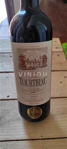 Bordéus Castillon-côtes-de-bordeaux Château Tourtirac 2016