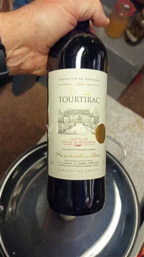 Bordeaux Castillon-côtes-de-bordeaux Château Tourtirac 2016