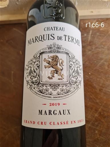Burdeos Margaux Grand Cru Château Marquis de Terme 2019