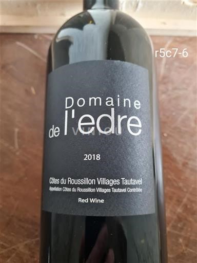 Roussillon Côtes-du-Roussillon Villages Domaine L'edre Tautavel 2018