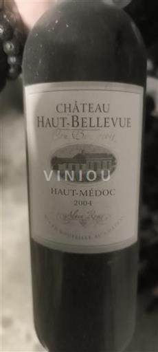 Burdeos Haut-Médoc Château Haut-Bellevue 2004